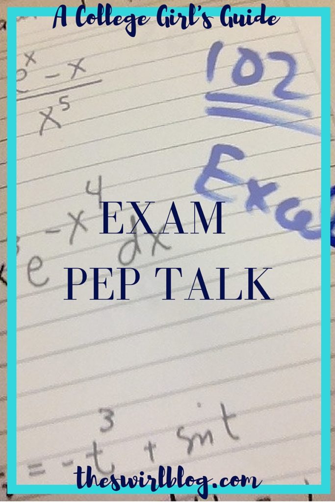 Exam Pep Talk