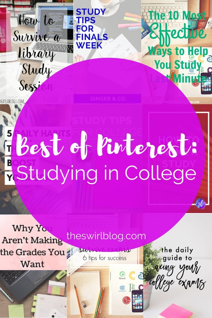 Best of Pinterest Studying in College