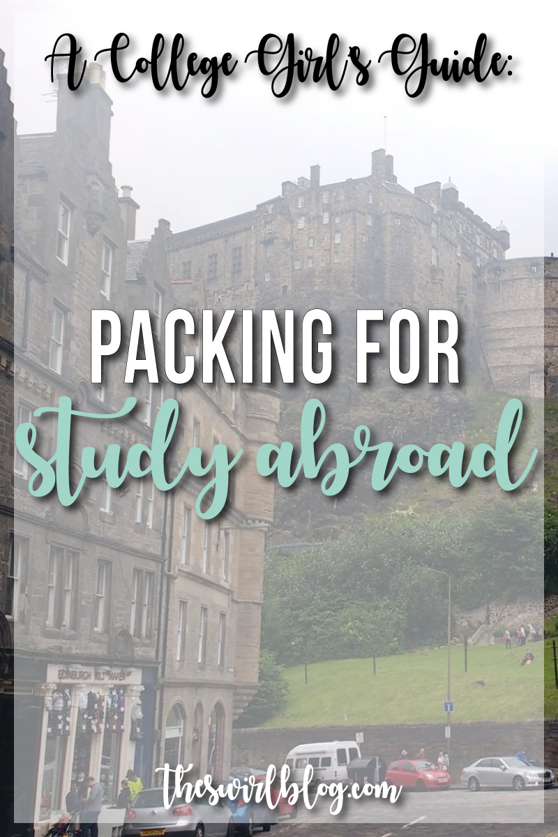 Today I'm sharing my tips + tricks for packing for study abroad, for both long-haul trips and little 3-day weekend trips!